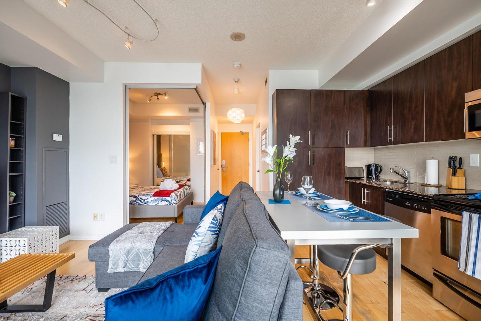 1Br Luxury Condo - Downtown Toronto Exterior foto