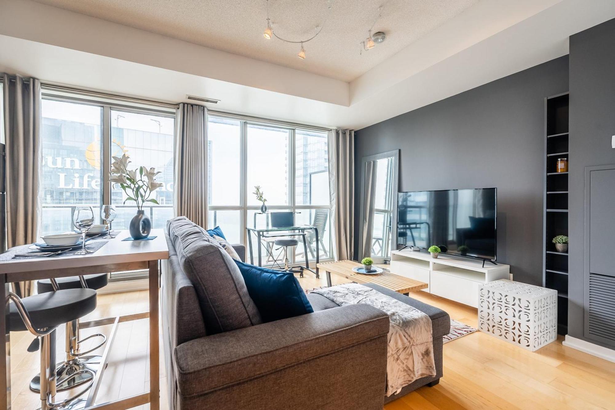 1Br Luxury Condo - Downtown Toronto Exterior foto
